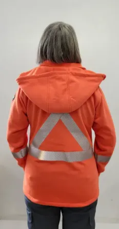Women’s FR Fleece Hi-Vis Zip Up Hoodie Morden
